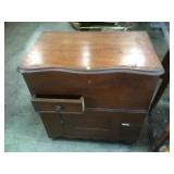 Victorian walnut lift top commode, local pickup