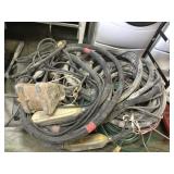 Cart lot of concrete vibrators, industrial power