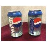 Pair of new Pepsi Canascope hidden telescope cans