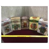 Lot of 5 Budweiser steins in boxes