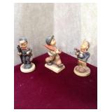 3 vintage HUMMELS , all TMK 3, Little Hiker,