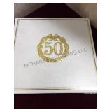 50th Wedding Anniversary Book with letters from