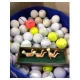 BALLS BALLS BALLS, Bucket of golf balls $ 3 tees
