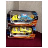 2  1/24th scale NASCAR diecast cars