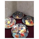 4 DISNEY COLLECTORS PLATES local pickup only