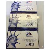 2- sets of 2003 & 2006//US Mint State Quarters