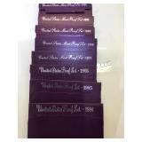 1984, 2- 1985, 2- 1988, 1990, 2- 1991 & 1993 US