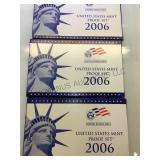 3- 2006  US Mint Proof Sets