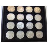Silver Peace Dollars, 16 x $