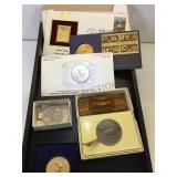 1974 Ike money clip, Bicentennial medals & more