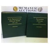 Pair of empty coin albums