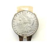 1880 Morgan Silver Dollar money clip