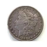 1881-S Morgan Silver Dollar