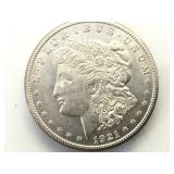 1921-S Morgan Silver Dollar