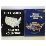 2 albums complete w/ Washington Quarters approx.