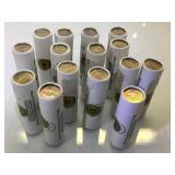15 ROLLS  of  Brilliant Uncirculated nickels