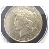 1922  Silver Peace Dollar