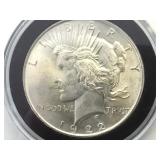1922 Silver Peace Dollar