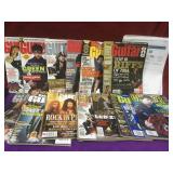 Lot of Guitar World and Guitar One magazines from