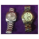 Pair of self winding wristwatches incl. Seiko