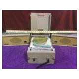 Vintage Herton portable stereo with record player