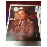 Autographed Robert Vaughn 8x10 headshot photo