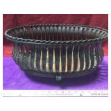 Metal planter 17 inches long 8 inches high local