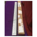 Long decorative shower drain, 30" long.