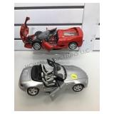 Burago die cast cars, (2), Ferrari and Porsche,
