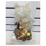 Heritage House light, bat op, Indian Maiden