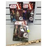 3 Star Wars figures, all mib