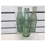3 vintage Coke bottles ( 2 Hawaii , 1 San
