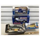 4 die cast vehicles, all MIB,  Maisto, True