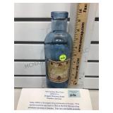 Early cobalt blue bottle from GEHE & Co, Dresden