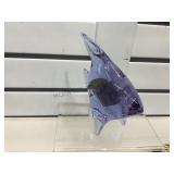 Art glass Angelfish, 5 in H, ex