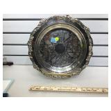 13 inch D. Silverplate deep serving bowl, signed