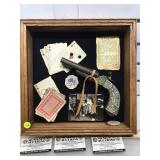 LE Too Many Aces cased Old West display in oak