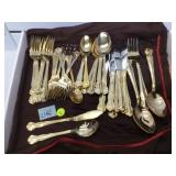 Farberware flatware set, gold, local pickup only