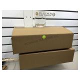 Cut glass rocks tumblers, 2 full case of 12 each,