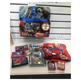 8 Superhero items, all nos, childs sz 6/7