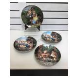 4 Danbury Mint Hummel Plates, local pickup only