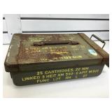 US ARMY 2 mm ammo box, steel, local pickup only