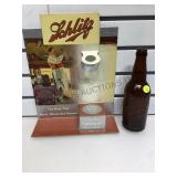 Vintage Schlitz items, Steinie die cut display