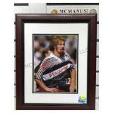 Alexi Lalas  Autographed photo, w/ coa, framed