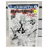 Artist signed comic, coa