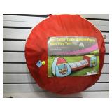 3 pc Cubby Tunnel Teepee Popup Kids play Tent,