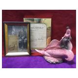 Tv vase, vintage photo & postcard & more.