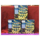 Philips flats rope lights, 3 boxes 15 ft each.