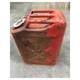 Vintage metal gas can local pickup only