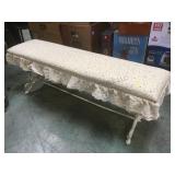 Iron claw ft piano bench, 4 ft long, antique,